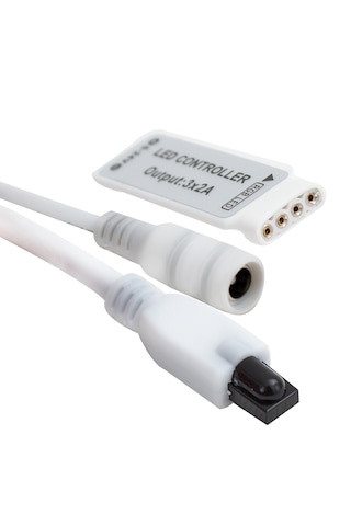 24 Tuş Kumandalı Rgb Led Kontrol Cihazı 5-12-24 Volt 3x2 Amper RF Kumandalı RGB