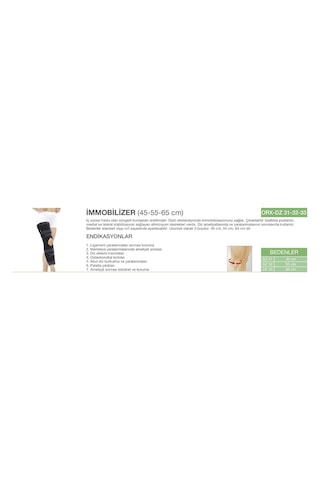 ORLEX İMMOBİLİZER 55 CM ORX-DZ32