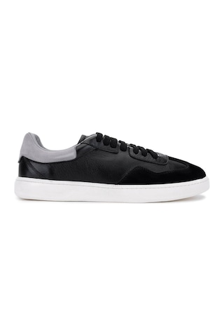 Tamer Tanca Erkek Hakiki Deri Siyah Sneakers & Spor Ayakkabı 1111 10125 Erk Ayk Y25 Syh Dr/syh Suet Siyah