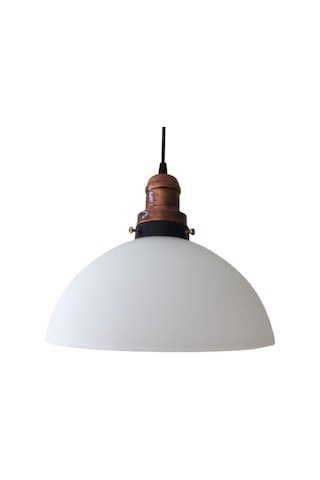 Mylights Mat Bakır Tekli Opal Sarkıt Avize 28 Cm (374932234)