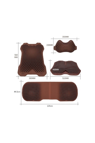 Tongxida Yazlık Araba Koltuğu Minderi, Siyah, Serinletici Ped