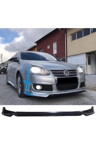 Vw Jetta Mk5 Ön Ek Karlık Abs Plastik Mat Siyah 2005 2006 2007 2008 2009 2010 Karlık+bodykit+ek