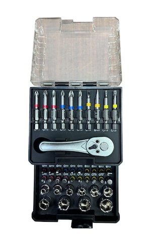 Nt 41 Parça 1/4'' S2 Bits Ve Cr-v Lokma Seti