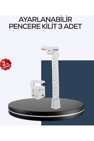 Çocuk Güvenliği İçin Cam Pencere Kilidi 3 Adet Çok Renkli