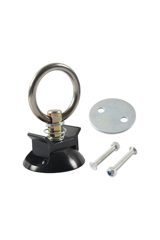 Pazly Yuvarlak Suntek Siyah Rv Noktası Motosiklet Kiti Bağlama Ankraj Dt