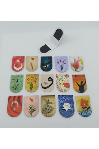 Giftsturkiye Kitap Ayracı Içi Mıknatıslı Ufak Ebat Muhafazakar
