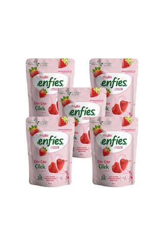 Yayla Enfies Freeze Dried Çilek 15 G X 5 Adet