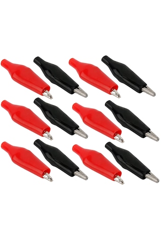 4cm Kablosuz Krokodil Klips Seti Ic-248a 6lı Takım Set