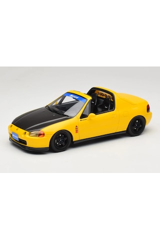1:18 Otto 1996 Honda Civic Del Sol Spoon Phoenix Yellow