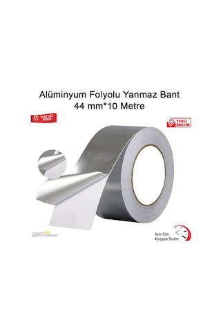 Alüminyum Folyolu Yanmaz Bant 44 Mm*10 Metre (532704143)
