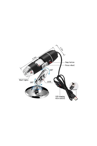 Usb Dijital Mikroskop, El 40x-1000x Büyütme Endoskopu