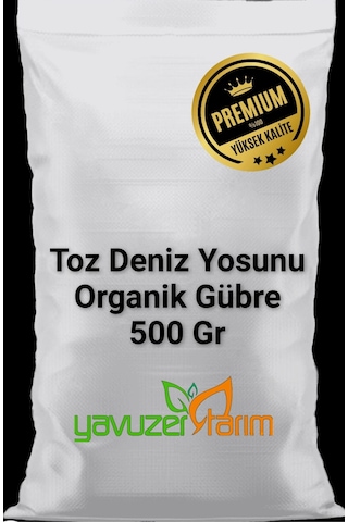 Deniz Yosunu Bitki Besini Toz Organik Gübre 500 Gr