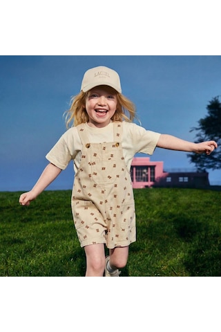 Poala Kids Bear Unisex Salopet Çok Renkli