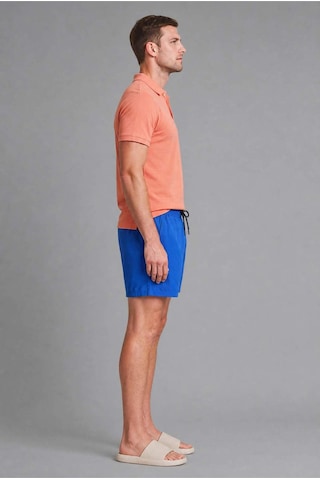Defacto Elastik Bağcıklı Bel Sax Mavi Deniz Şortu I3377ax26hsbe753 Mavi-be753
