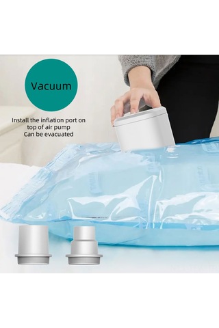 Tenfowee 3-in-1 Kablosuz Mini Hava Pompa: Hızlı Şişirme/boşaltma, Işık Fonksiyonu, 4000 Mah Batarya İle Dış Mekanlar İçin