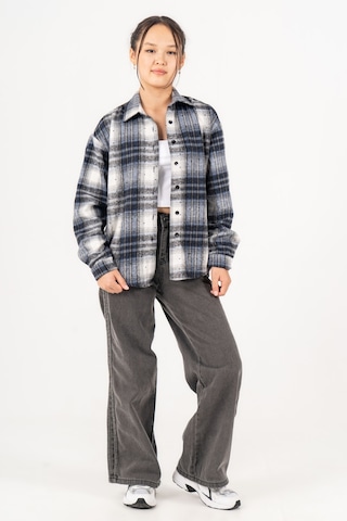 Kız Çocuk Yumuşak Dokulu Kareli Oduncu Gömlek 3172 Siyah