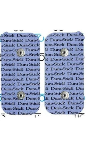 Chattanooga Dura-Stick Plus 5 x 5 CM Çıt Çıtlı Kare Tens Pedi 4'lü + 5 x 10 CM Çıt Çıtlı Tens Pedi 2'li