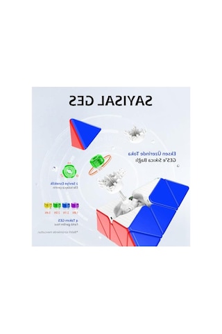 Mıknatıslı Hızlı Rubik Küp, Zeka Geliştirici Oyun Aracı