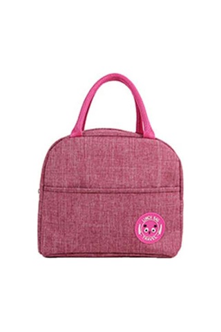 Aubyhe Piknik Ve Öğle Yemeği İçin Isı Ve Soğuk Saklama Çantası - Oxford Kumaş, Alüminyum Folyo - Pembe Diğer