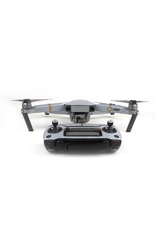 DJI Mavic Pro Platinum için Gümüş Karbon Grafik Su Geçirmez Pvc C