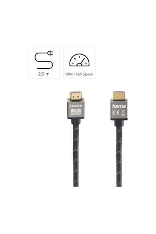 Ultra High Speed Hdmi Kablo, Metal Altın Uç, 8k,2m