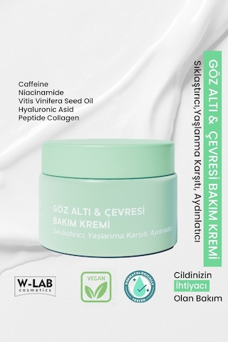 W-Lab Cosmetics Göz Çevresi Bakım Kremi 50 ML