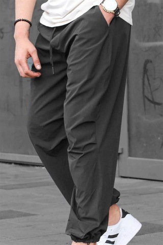 Madmext Antrasit Regular Fit Erkek Paraşüt Pantolon 6504-antrasit Antrasit