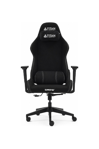 Titanseat Crow Black Kumaş Oyuncu Koltuğu Cccc1ttns0020 Çok Renkli