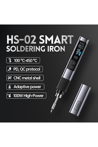 Fnırsı Hs-02a Akıllı Elektrikli Lehimleme Demiri, 100w Sabit Sıca