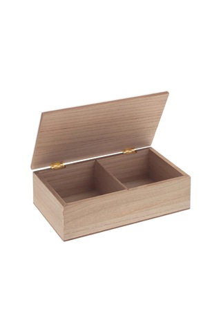 Decor Point Çapraz Kapamalı Çay Poşeti Kutusu, 24x7x14 Cm 285984859 Beyaz