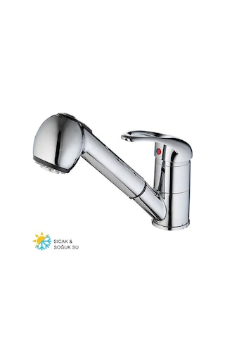 Kustar Berber Aç Kapa Spiral Hortumlu Lavabo Bataryası 150 CM