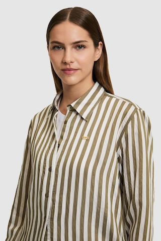 U.s. Polo Assn. Kadın Haki Gömlek Desenli 50324736-vr027