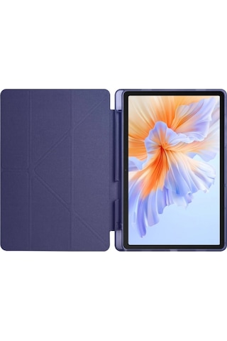 Honor Pad V9 11.5 Inç Uyumlu Kılıf Kalem Bölmeli Standlı Kılıf + Ekran Koruyucu + Kalem 3'lü Set Kapaklı Kılıf