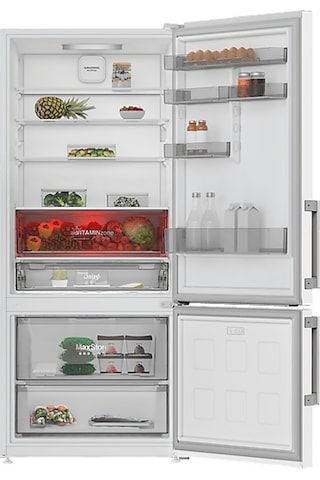 Grundıg GPKND 552 551 L Duo No-frost Alttan Donduruculu Buzdolabı Beyaz