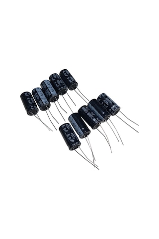 10 Adet 6.8uf 400v Elektrolitik Kondansatör 10x20mm