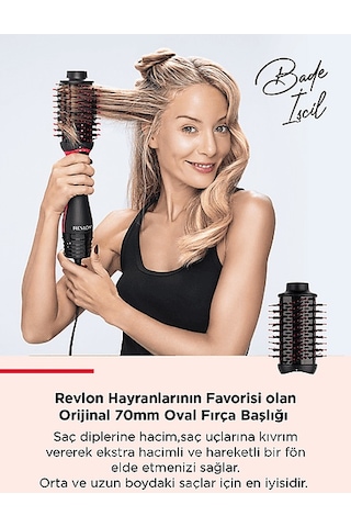 Revlon Rvdr5371 One Step Blow Dry Multi Air Styler 5'i 1 Arada Saç Kurutma Ve Şekillendirici Siyah
