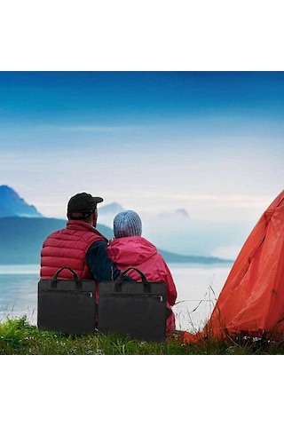 Bloomnest Sırt Destekli Isıtmalı Kamp Koltuğu, Spor Ve Oyunlar İçin Katlanabilir, Ayarlanabilir Sıcaklık, A517 Altın-siyah Altın - Siyah