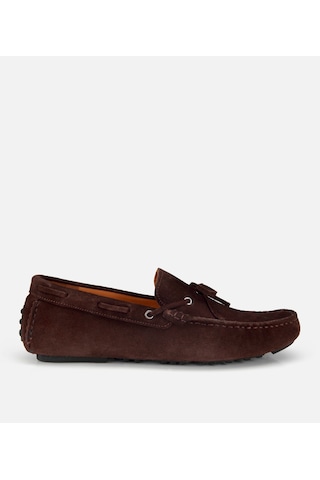 Hotiç Erkek Süet Deri Kahverengi Fiyonk Detaylı Günlük Loafer 02ayh319930a480 02ayh319930a480