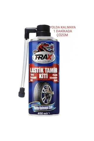 Trax Lastik Tamir Kiti, Acil Durum Oto Lastik Tamir Ve Şişirme Spreyi, 400 Ml