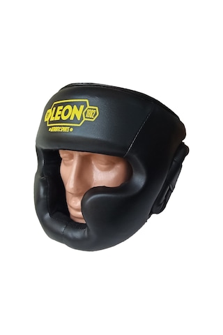 Aksaspor Leon Hardy Boks, Muay Thai Kick-Boks Antrenman Kaskı Siyah Sarı