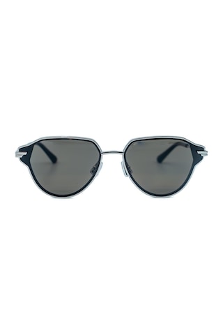 Bottega Bv 1271s 004 63 Erkek Gümüş Metal Güneş Gözlüğü Gümüş