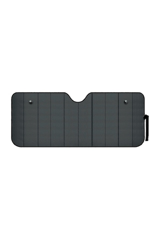 Lampa Premium Mat Siyah Çift Kat Balonlu Güneşlik 145X72 CM 66862