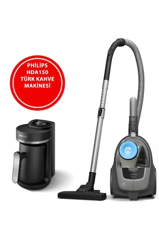 Philips XB2142/10 850 W Toz Torbasız Süpürge + Türk Kahve Makinesi