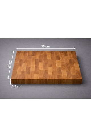 Meşe Ağacı End Grain Kesme Tahtası