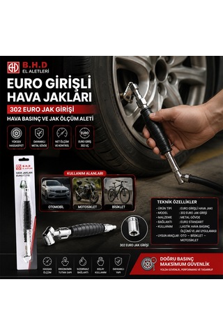 Lastik Hava Basınç Ölçer - Oto/bisiklet/motosiklet/bot - 86