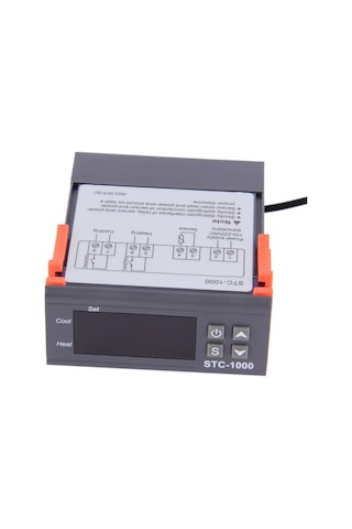 STC-1000 220V AC 10A Ekranlı Sıcaklık Kontrol Modülü