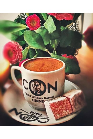 Girne Con Kahve Çifte Kavrulmuş Türk Kahvesi, Gold Label, 125 Gram, Öğütülmüş,%100 Arabica, Kıbrıs Üretim