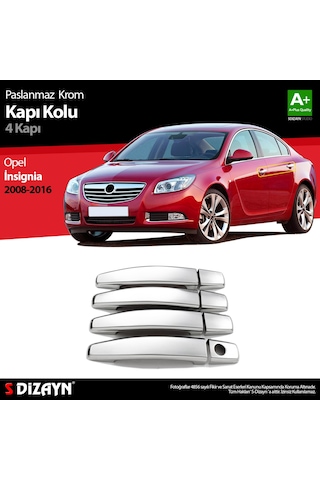 S-Dizayn Opel Insignia Krom Kapı Kolu 4 Kapı 2008-2016