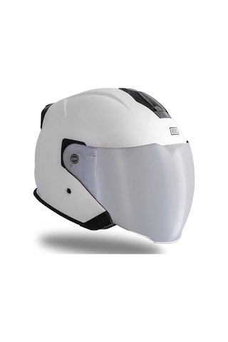 Palio 2.0 Beyaz Güneş Vizörlü Açık Kask C3 Beyaz