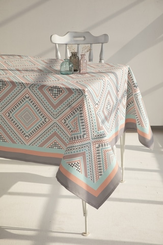 Ays Home Mint Etnik Desen Yemek Masası Örtüsü
